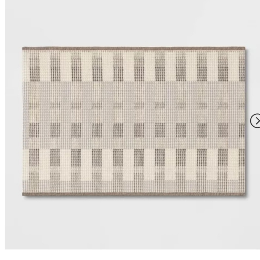 Beachside Grid Outdoor Rug Naturals – Threshold™ designed with Studio McGee
